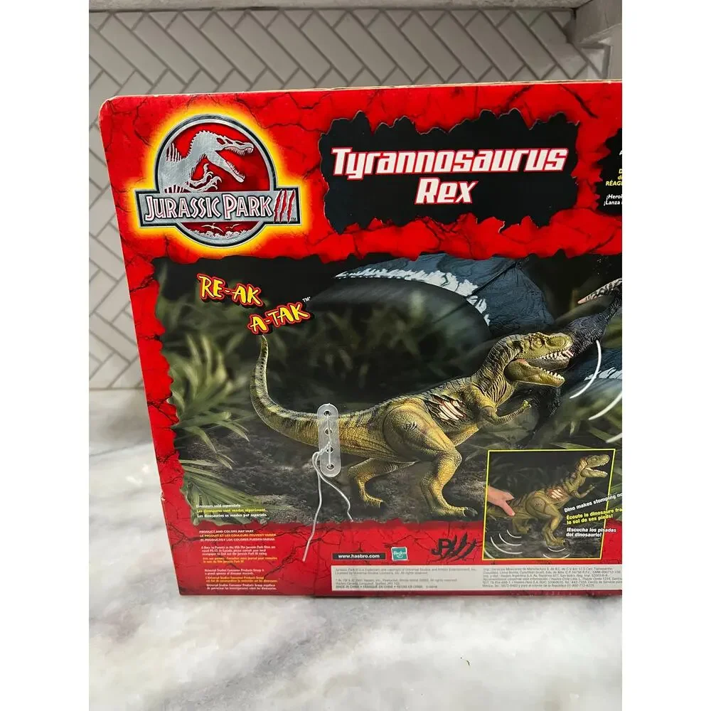 Jurassic Park III Electronic Re-Ak A-Tak Tyrannosaurus Rex T-Rex Hasbro 2001 New